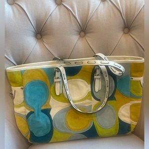 Vintage Multicolor Coach Purse